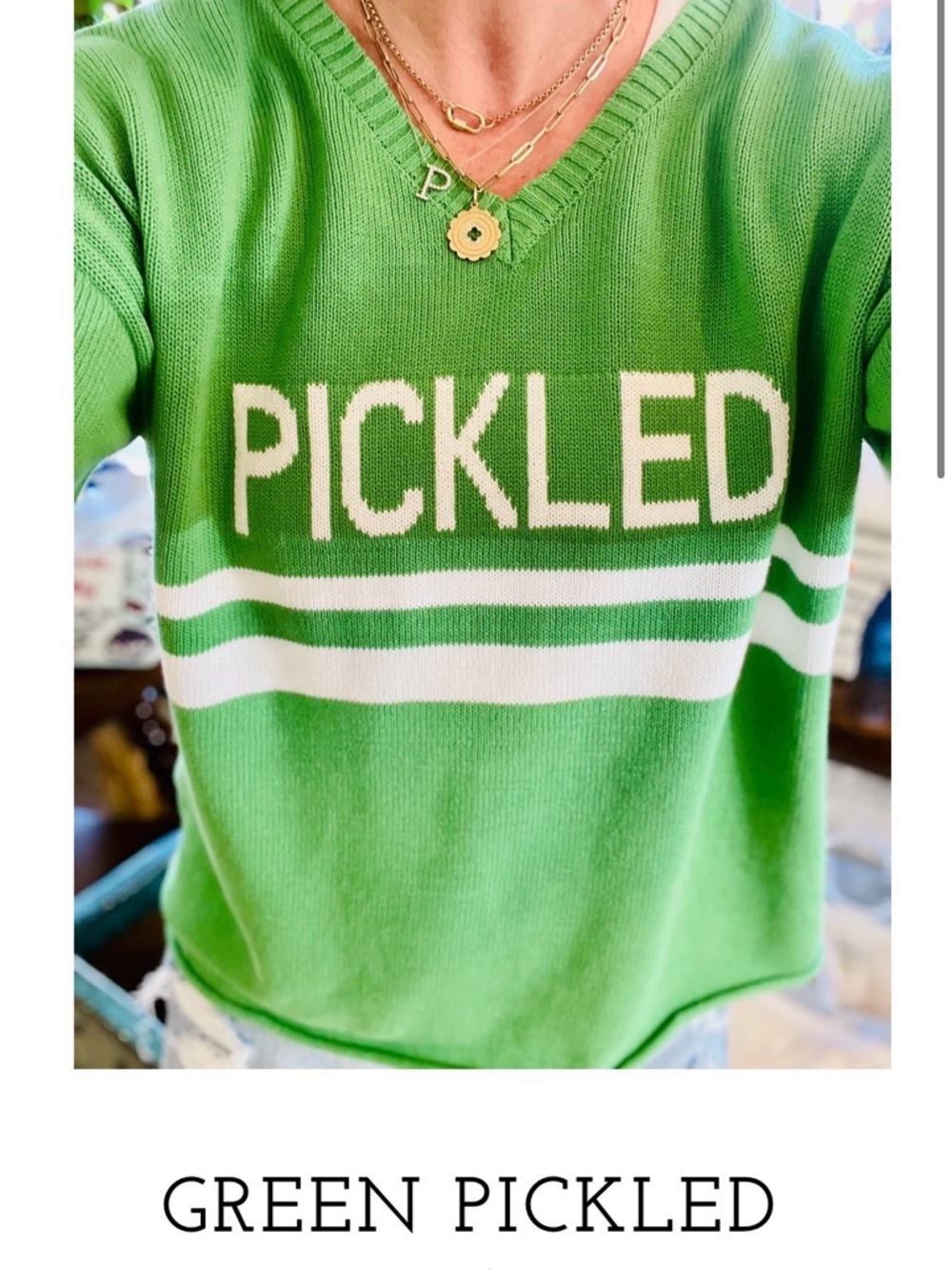 PICKLED sweater